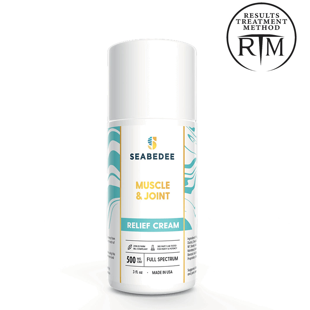 SEABEDEE Muscle and Joint Relief Cream - 3oz